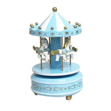 Merry-Go-Round Wooden Music Box