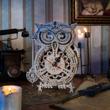 DIY 3D Puzzle Owl Clock